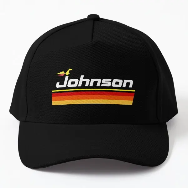 

Retro Johnson Outboards Shirt Baseball Cap Hat Sport Fish Hip Hop Printed Sun Bonnet Women Summer Solid Color Boys Snapback