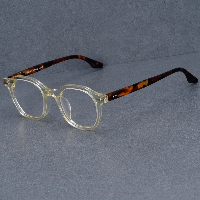 New Vintage Quality Acetate Eyeglasses Frame Irregular Polygon Eyewear Women Men Original For Myopia Sphere Reading Prescription
New Vintage Quality Acetate Eyeglasses Frame Irregular Polygon Eyewear Women Men Original For Myopia Sphere Reading Prescription