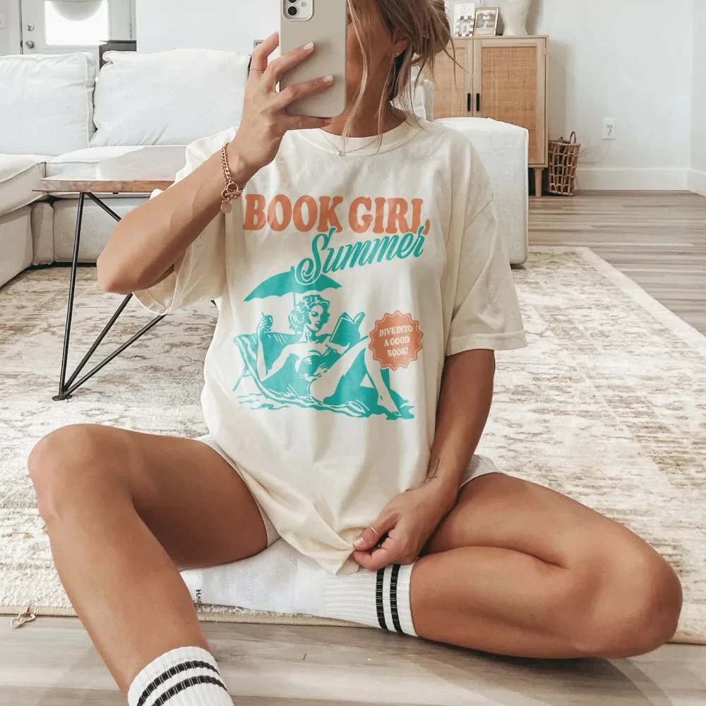 Book Girl Summer Tee Shirt Beach Book Lover Tops Summer_yyth T Shirt Women O Neck Loose Fit Short Sleeve T Shirts Basic Summer
Book Girl Summer Tee Shirt Beach Book Lover Tops Summer_yyth T Shirt Women O Neck Loose Fit Short Sleeve T Shirts Basic Summer