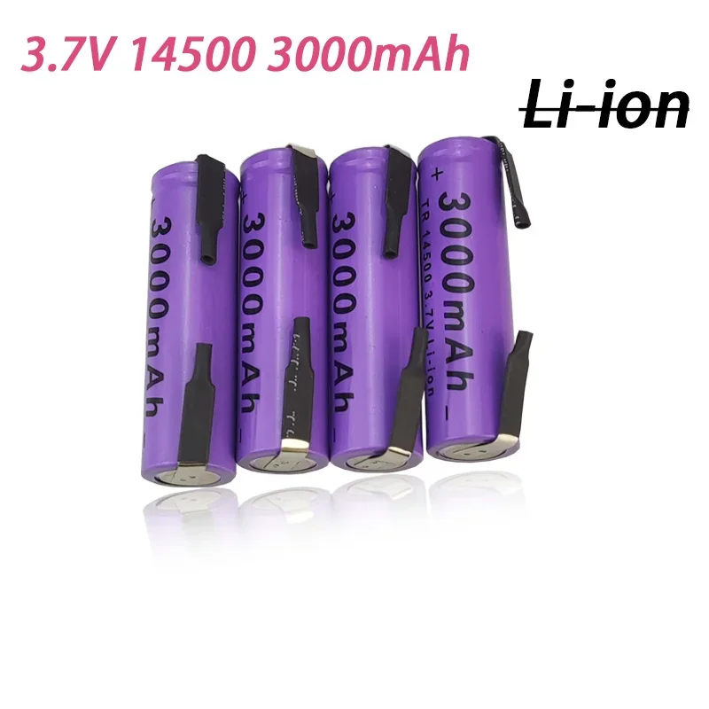 Nickel plate battery, rechargeable lithium battery, 3.7V, 3000mAh, ICR 14500, used for LED flashlights, flashlights, original
Nickel plate battery, rechargeable lithium battery, 3.7V, 3000mAh, ICR 14500, used for LED flashlights, flashlights, original