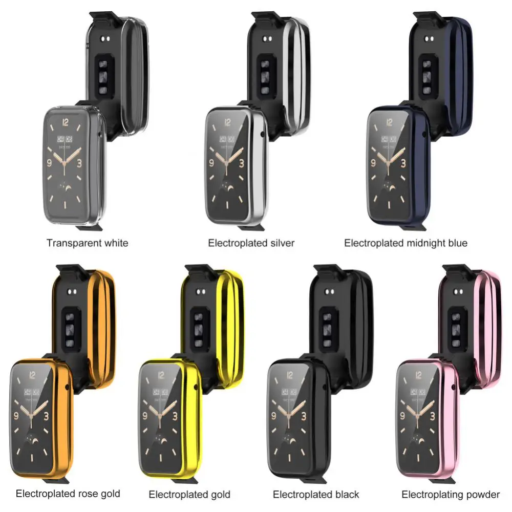 Чехол для Mi Band 7 с полным покрытием, искусственное стекло + стекло для Mi Band 7Pro, Защита экрана для Mi Band 7, защитный чехол для телефона
Чехол для Mi Band 7 с полным покрытием, искусственное стекло + стекло для Mi Band 7Pro, Защита экрана для Mi Band 7, защитный чехол для телефона