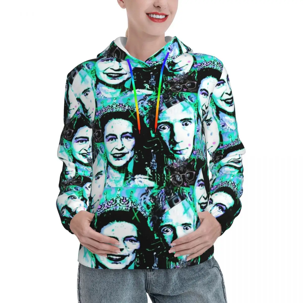 The Queen Streetwear Hoodies Winter Pop Art Print Modern Pullover Hoodie Women Oversize Loose Graphic Sweatshirts
The Queen Streetwear Hoodies Winter Pop Art Print Modern Pullover Hoodie Women Oversize Loose Graphic Sweatshirts