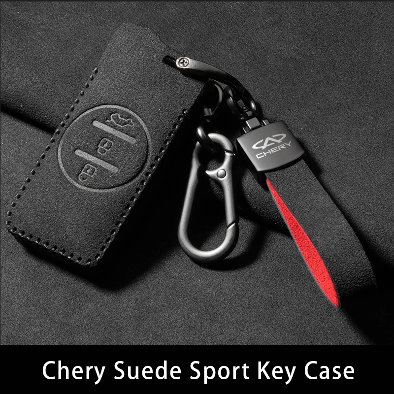 Sport Suede Leather Car Remote Key Case Cover For Chery Tiggo 8 Arrizo 5 pro gx 5x eQ7 Chery tiggo 7 Pro 2020 Car Accessories 
Sport Suede Leather Car Remote Key Case Cover For Chery Tiggo 8 Arrizo 5 pro gx 5x eQ7 Chery tiggo 7 Pro 2020 Car Accessories