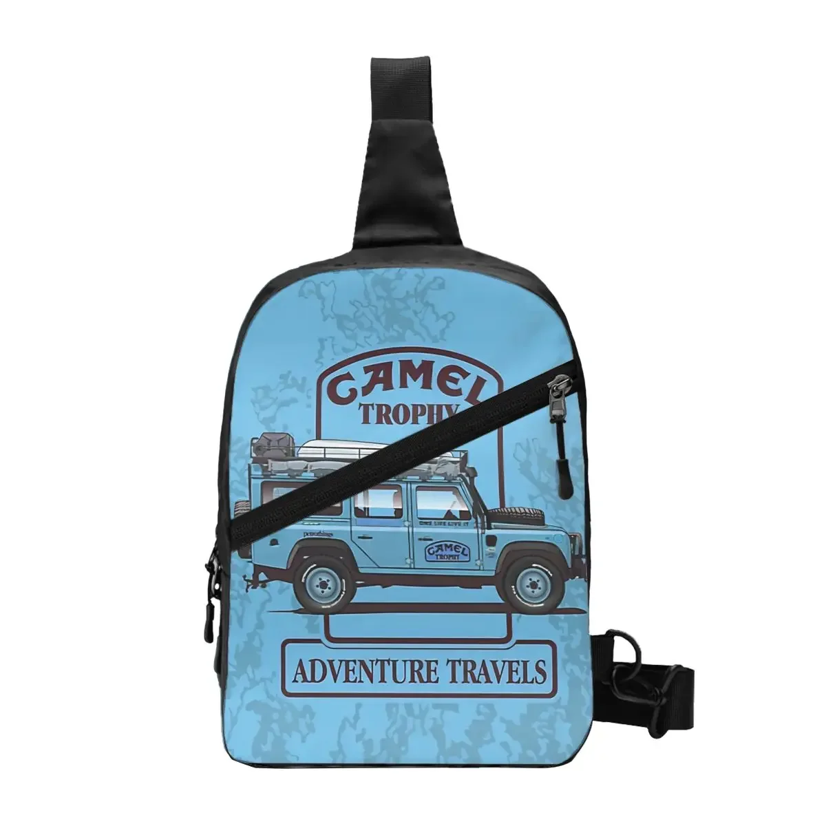 

Camel Trophy Defender 110 Sling Chest Bag Custom Crossbody Shoulder Backpack for Men Traveling Daypack