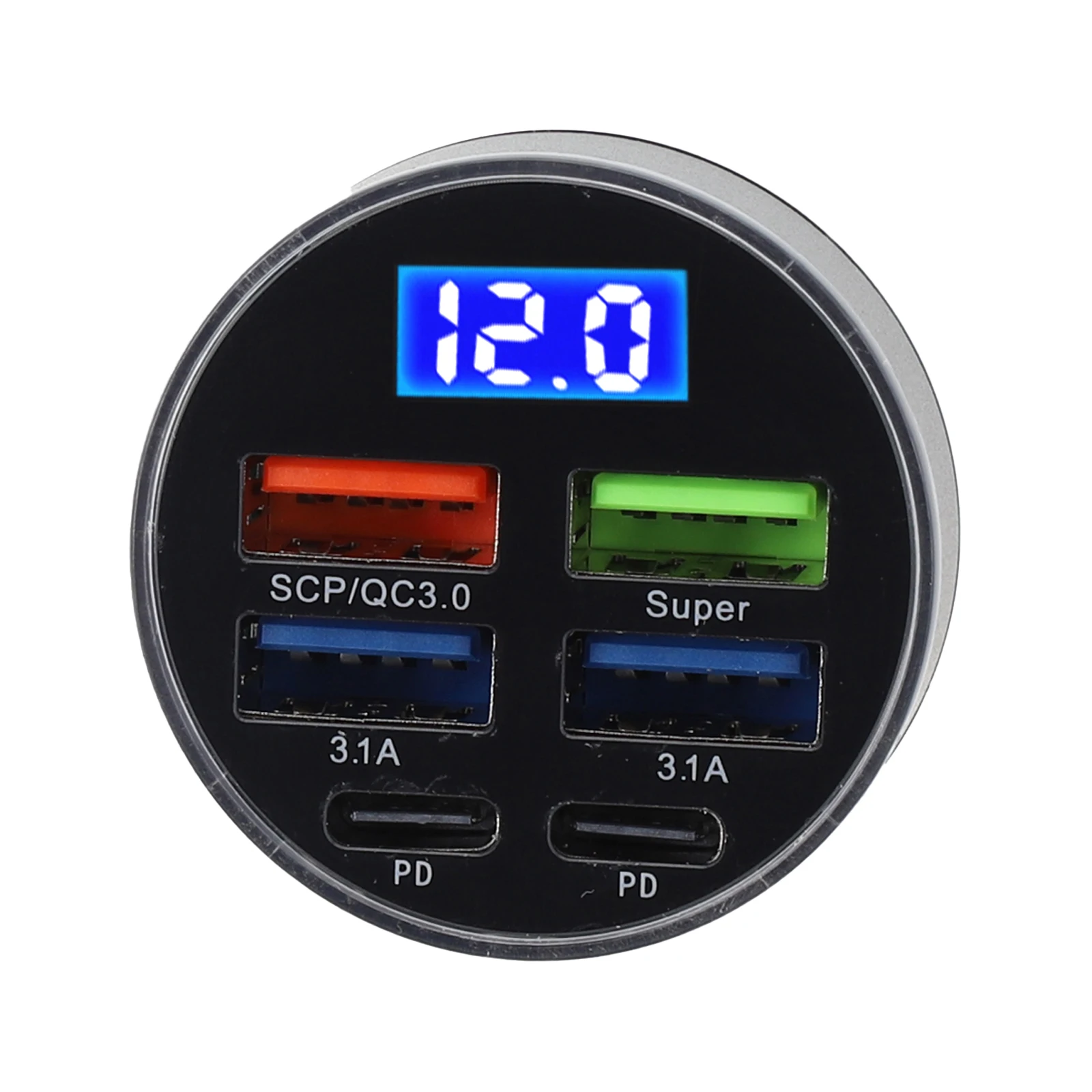 Fast Charging Output Overcurrent Protection Car Charger LED Display Voltage Input Current Input Voltage MINI METAL
Fast Charging Output Overcurrent Protection Car Charger LED Display Voltage Input Current Input Voltage MINI METAL