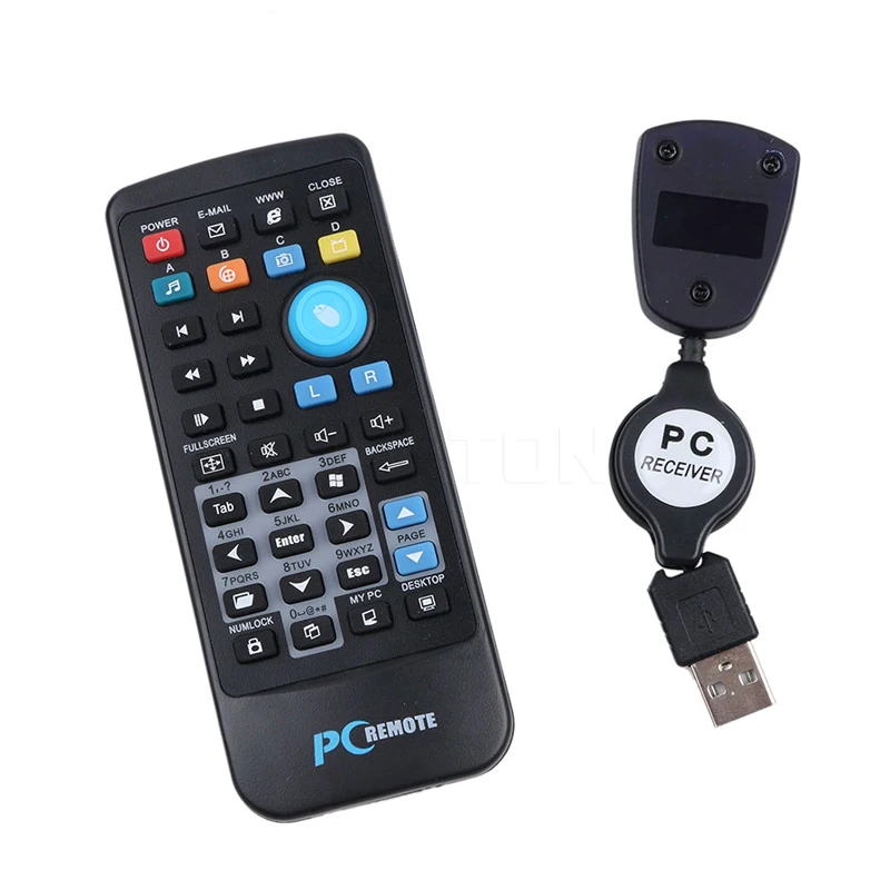 Universal Wireless PC Mouse Remote Control USB Receiver IR Remote Control for Loptop PC Computer Center Windows 7 8 10 Xp Vista
Universal Wireless PC Mouse Remote Control USB Receiver IR Remote Control for Loptop PC Computer Center Windows 7 8 10 Xp Vista