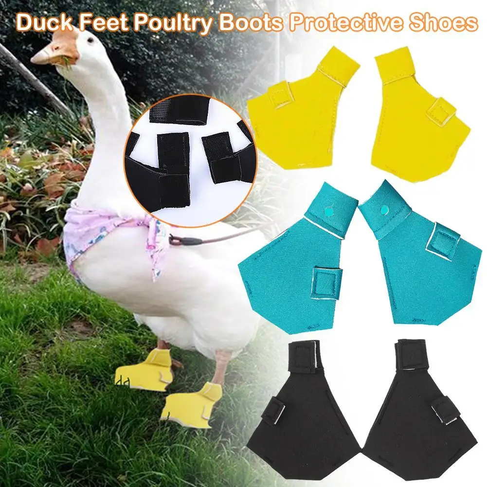 

Breathable Lightweight Duck Shoes Anti-Slip Daily Booties Footwear For Small Ducks Gooses Web Care Drop Shipping BEST