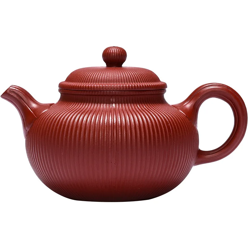 Chinese Yixing tea pots Purple Clay Boutique stripe Teapot Handmade beauty kettle Tie Guanyin Puer Tea set Drinkware 310ml
Chinese Yixing tea pots Purple Clay Boutique stripe Teapot Handmade beauty kettle Tie Guanyin Puer Tea set Drinkware 310ml