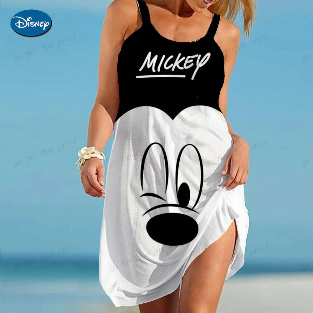 New Fashion Disney Mickey Mouse Women's Sling Dress Loose 3D Printing Women's Sleeveless Large Size Women's Breathable Dress
New Fashion Disney Mickey Mouse Women's Sling Dress Loose 3D Printing Women's Sleeveless Large Size Women's Breathable Dress