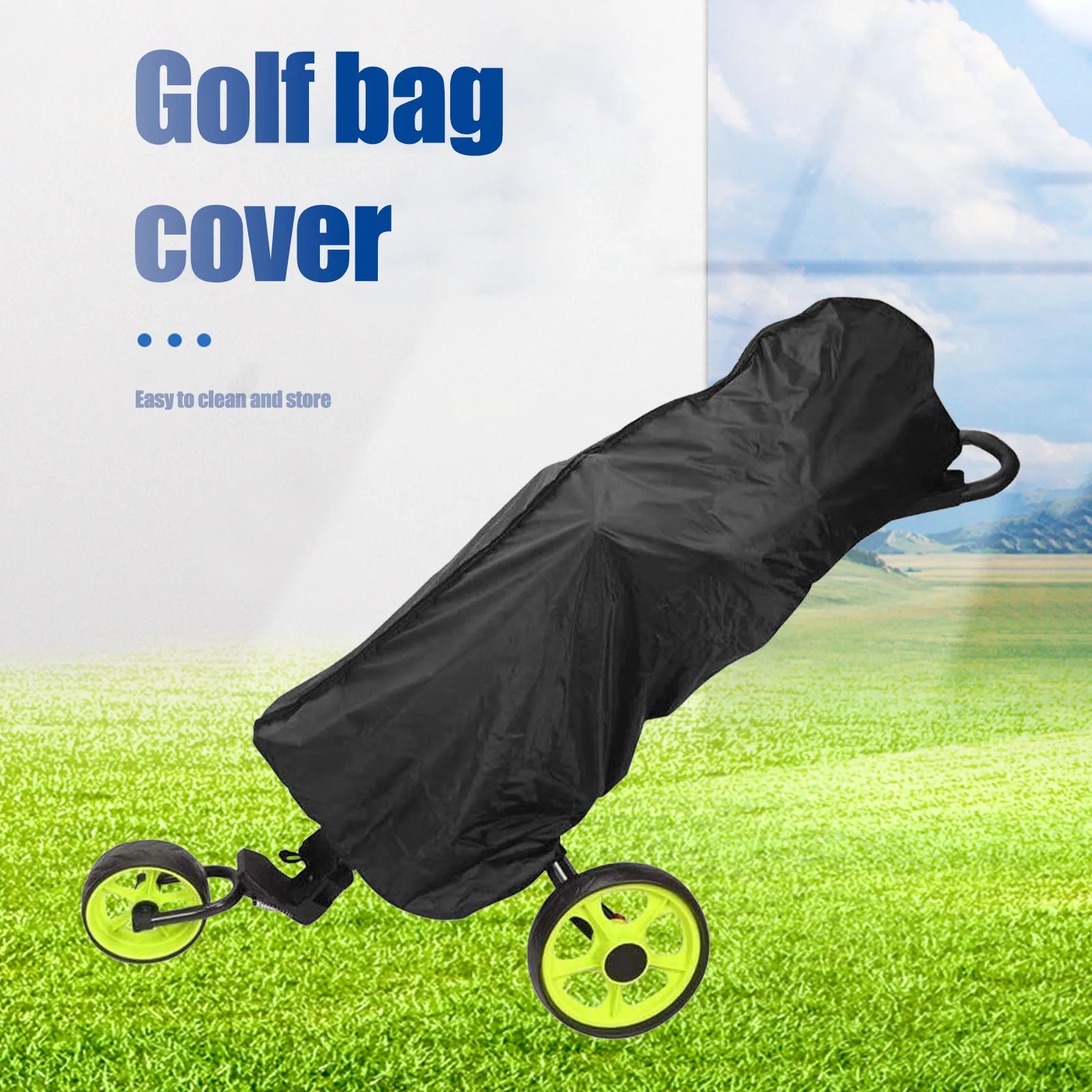 Rain Cover for Golf Bag - Oxford Waterproof Rain Push Cart Heavy Duty Club Bags Raincoat | Great for
Rain Cover for Golf Bag - Oxford Waterproof Rain Push Cart Heavy Duty Club Bags Raincoat | Great for