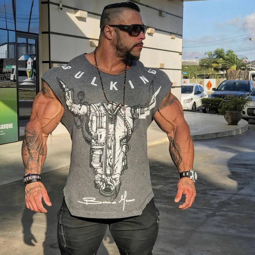 Fitness International Sports Short Sleeve Men's T-shirt Tank Top Sweetheart Shoulder Muscle American Summer Running Speed Dry
Fitness International Sports Short Sleeve Men's T-shirt Tank Top Sweetheart Shoulder Muscle American Summer Running Speed Dry