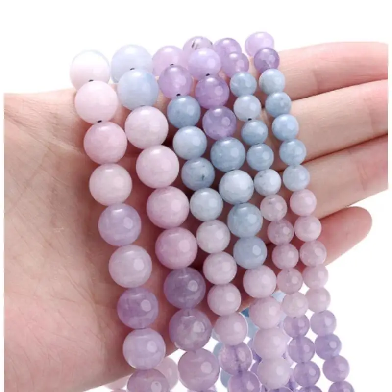 Fashion Natural Stone purple morganite Charm Loose Bead DIY Round Beads Jewelry Accessories
Fashion Natural Stone purple morganite Charm Loose Bead DIY Round Beads Jewelry Accessories