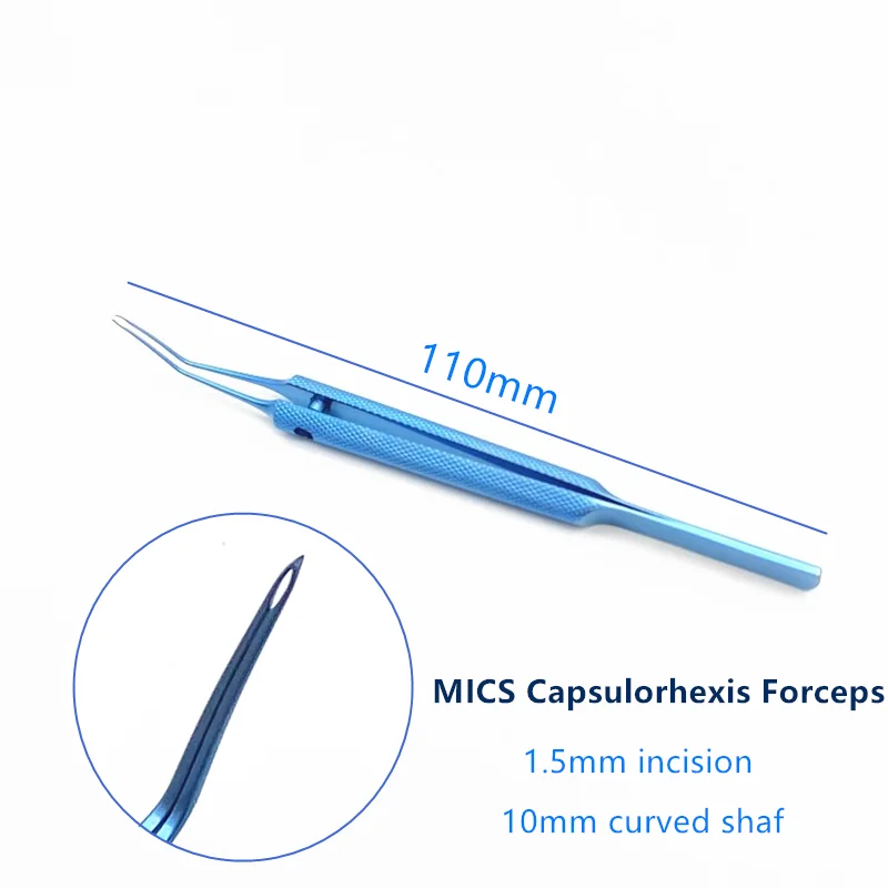 Титановый офтальмологический Пинцет MICS пинцеты для капсулорексиса, офтальмологические хирургические инструменты
Титановый офтальмологический Пинцет MICS пинцеты для капсулорексиса, офтальмологические хирургические инструменты