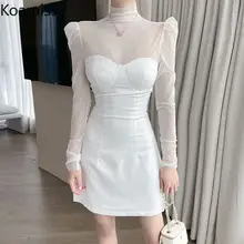 Koamissa 2022 Spring Autumn Women Elegant Solid Mini Short Dress Transparent Sexy Bodycon Dress Mesh Long Sleeves Vestidos
Koamissa 2022 Spring Autumn Women Elegant Solid Mini Short Dress Transparent Sexy Bodycon Dress Mesh Long Sleeves Vestidos