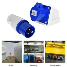 16Amp 3 Pin Socket And Plug Wall Mounted 220-250V IP44 16A Caravan Camper Van 5mm Brass Flame-Retardant Industrial Socket
16Amp 3 Pin Socket And Plug Wall Mounted 220-250V IP44 16A Caravan Camper Van 5mm Brass Flame-Retardant Industrial Socket