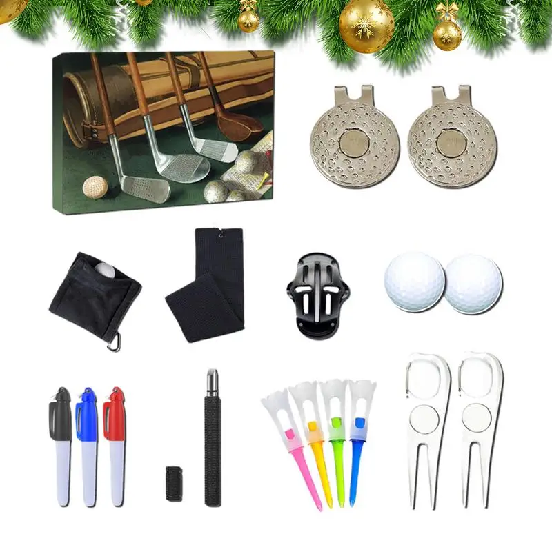12PCS Golf Advent Calendar 2023 Christmas Countdown Calendar Portable Golf Tool Accessories Kit Golf Advent Calendar For Friends
12PCS Golf Advent Calendar 2023 Christmas Countdown Calendar Portable Golf Tool Accessories Kit Golf Advent Calendar For Friends