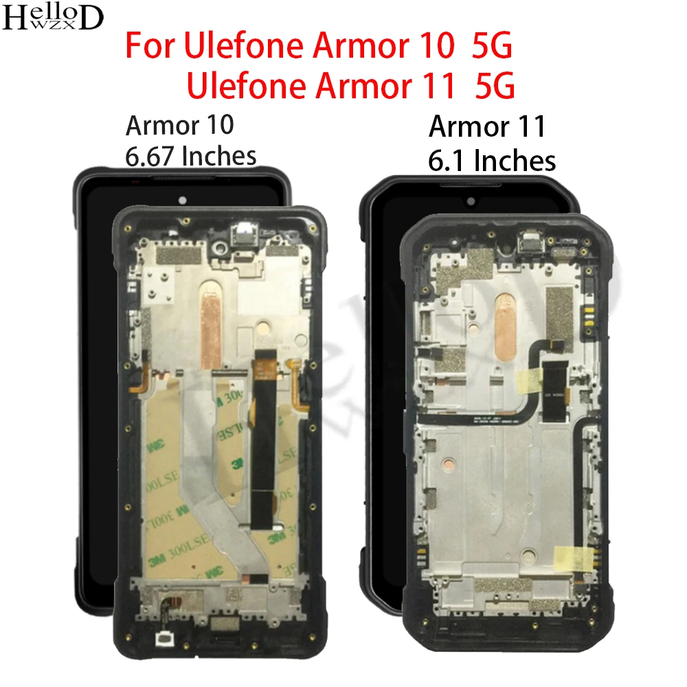For Ulefone Armor 10 5G LCD Display Touch Screen Digitizer For Ulefone Armor 11 5G LCD Screen With Frame Full Assembly
For Ulefone Armor 10 5G LCD Display Touch Screen Digitizer For Ulefone Armor 11 5G LCD Screen With Frame Full Assembly
