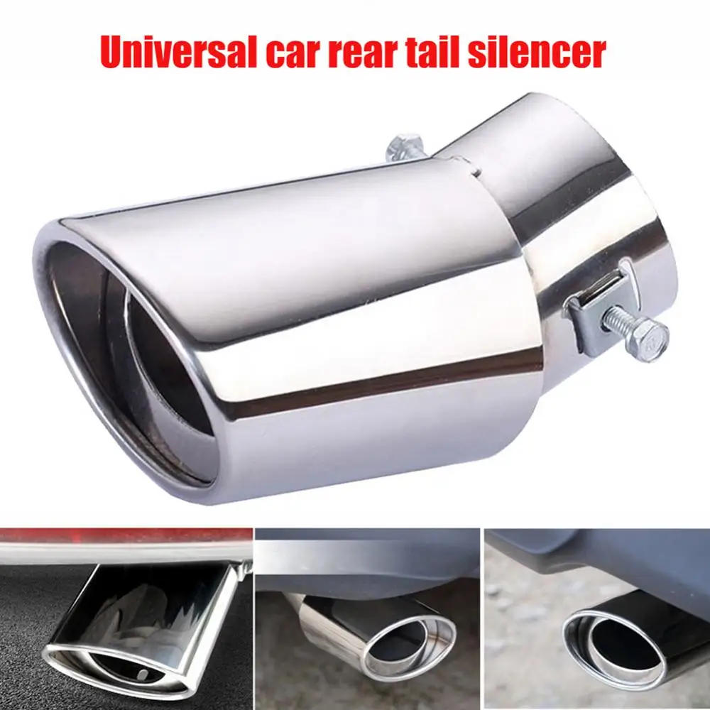 Universal Car Rear Round Stainless Steel Exhaust Pipe Tail Muffler Durable Easy To Install Anti-corrosive Car Accessories
Universal Car Rear Round Stainless Steel Exhaust Pipe Tail Muffler Durable Easy To Install Anti-corrosive Car Accessories