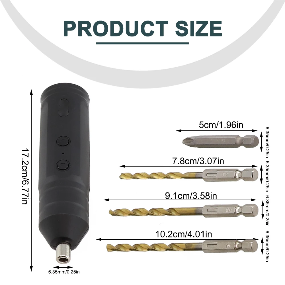 Multifunctional Electric Screwdriver Set 3/4/5mm Magnetic Chuck Bit For Furniture Electrical Appliances Installing Repairing
Multifunctional Electric Screwdriver Set 3/4/5mm Magnetic Chuck Bit For Furniture Electrical Appliances Installing Repairing