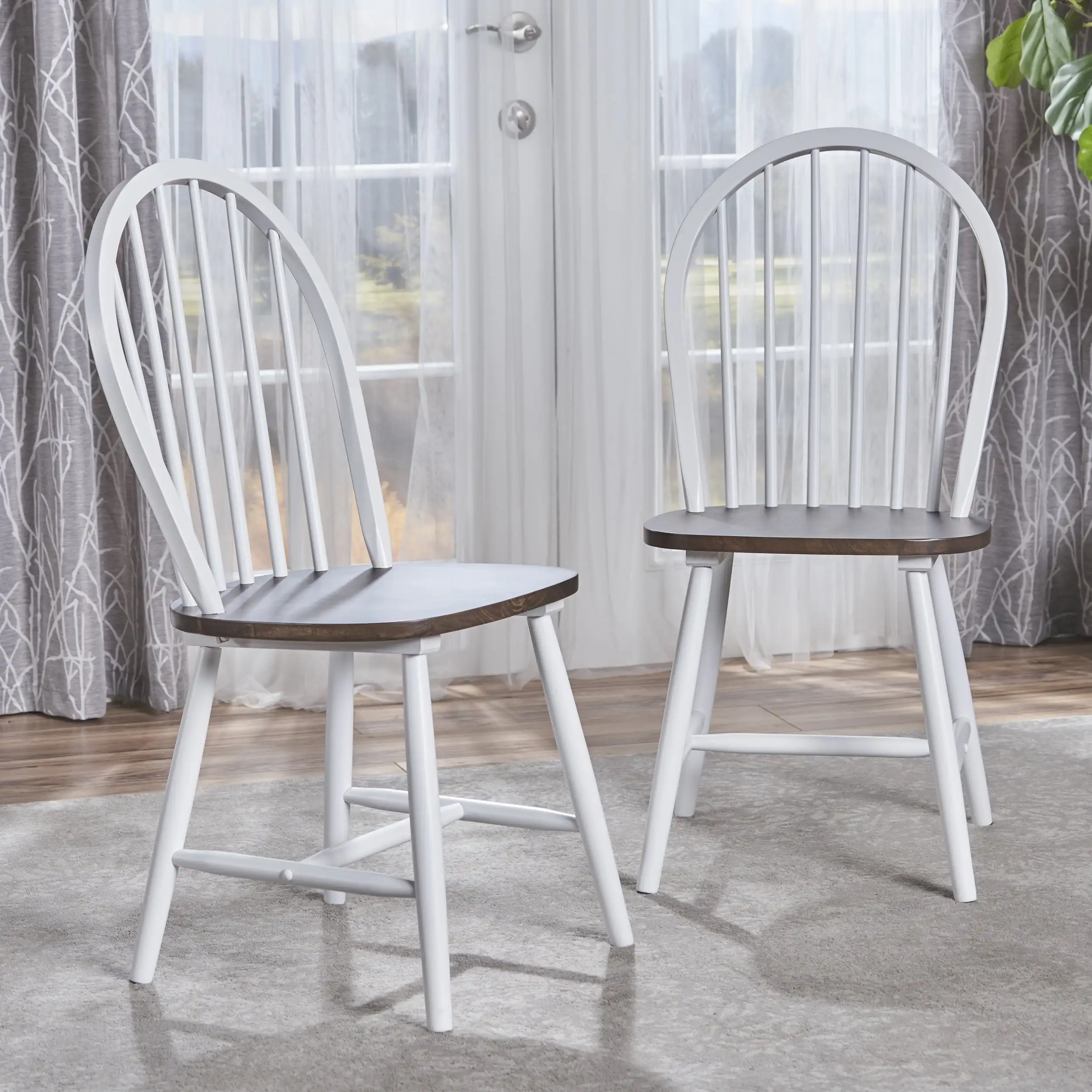 Noble House Conrad Farmhouse Rubberwood Dining Chairs Set of 2 Brown White durable rubber wood dining chair
Noble House Conrad Farmhouse Rubberwood Dining Chairs Set of 2 Brown White durable rubber wood dining chair