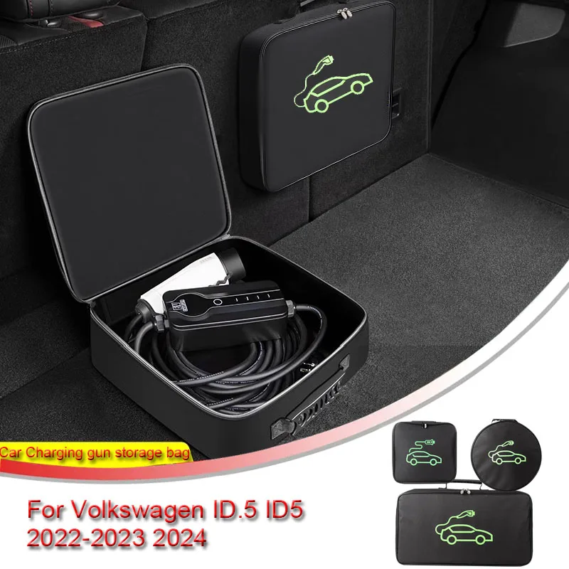 Для Volkswagen ID.5 ID5 2022-2023 2024 EV, автомобильный портативный контейнер для зарядного кабеля, сумка для переноски, водонепроницаемый органайзер для багажника
Для Volkswagen ID.5 ID5 2022-2023 2024 EV, автомобильный портативный контейнер для зарядного кабеля, сумка для переноски, водонепроницаемый органайзер для багажника
