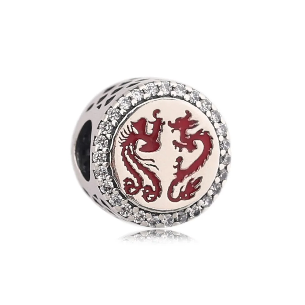 Authentic 925 Sterling Silver Bead Dragon and Phoenix Charm Fit Pandora Women Bracelet Bangle Gift DIY Jewelry
Authentic 925 Sterling Silver Bead Dragon and Phoenix Charm Fit Pandora Women Bracelet Bangle Gift DIY Jewelry