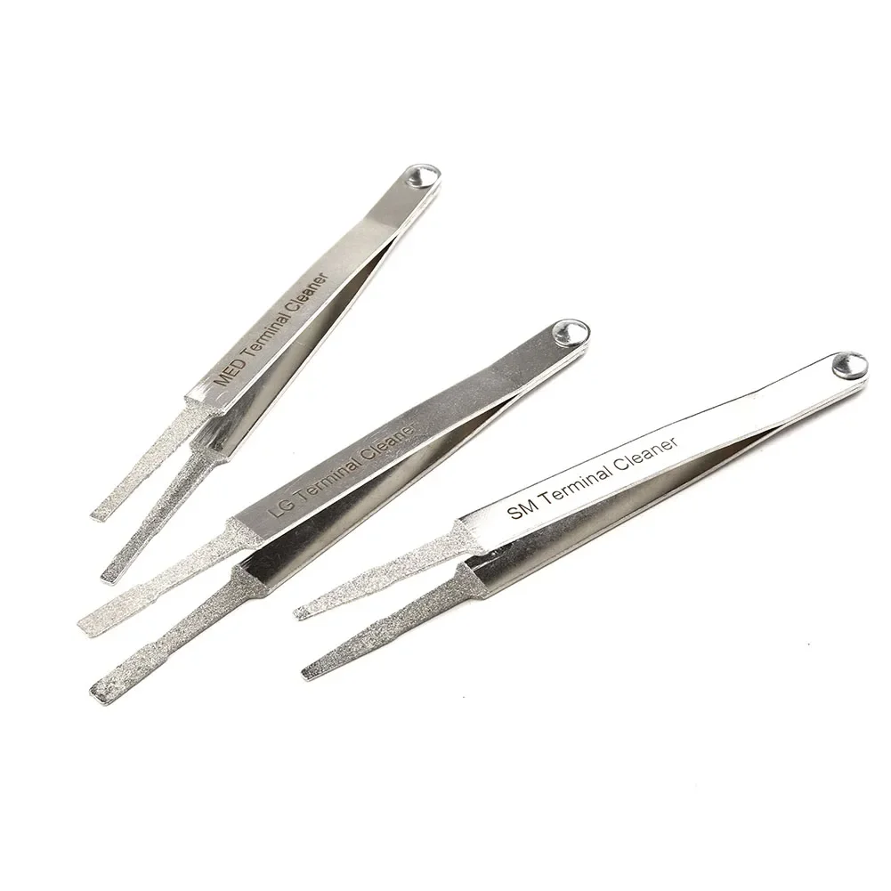 For Spade Terminals Cleaning Tool Tweezer Kit Electric Terminal Cleaner For Cleaning Flat Set Spade 3pcs Practical
For Spade Terminals Cleaning Tool Tweezer Kit Electric Terminal Cleaner For Cleaning Flat Set Spade 3pcs Practical