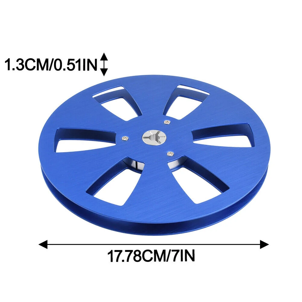 Empty Reel for 7 Inch Open Reel Cassette Tape Sturdy Aluminum Construction Perfect Fit for Studer ReVox TEAC BASF and More
Empty Reel for 7 Inch Open Reel Cassette Tape Sturdy Aluminum Construction Perfect Fit for Studer ReVox TEAC BASF and More