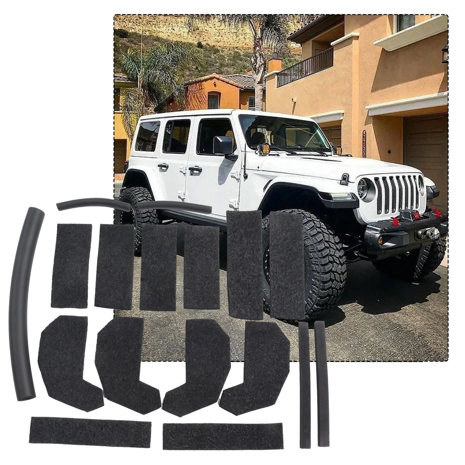 Roof Seal Seal Kit Car Accessories 68026937AB For Jeep For Wrangler 2007-17 For Wrangler JK/Unlimited 2018 None
Roof Seal Seal Kit Car Accessories 68026937AB For Jeep For Wrangler 2007-17 For Wrangler JK/Unlimited 2018 None