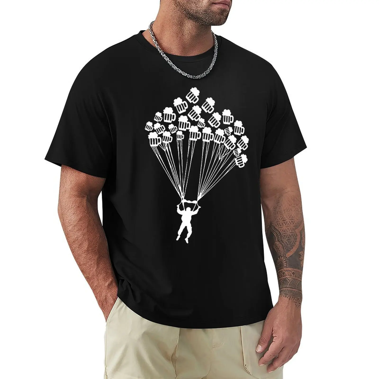 Funny Beer Lover Parachute Jumping Paragliding T Shirts Short Sleeve O-Neck Harajuku Education Skydiving Importanter T-shirt
Funny Beer Lover Parachute Jumping Paragliding T Shirts Short Sleeve O-Neck Harajuku Education Skydiving Importanter T-shirt
