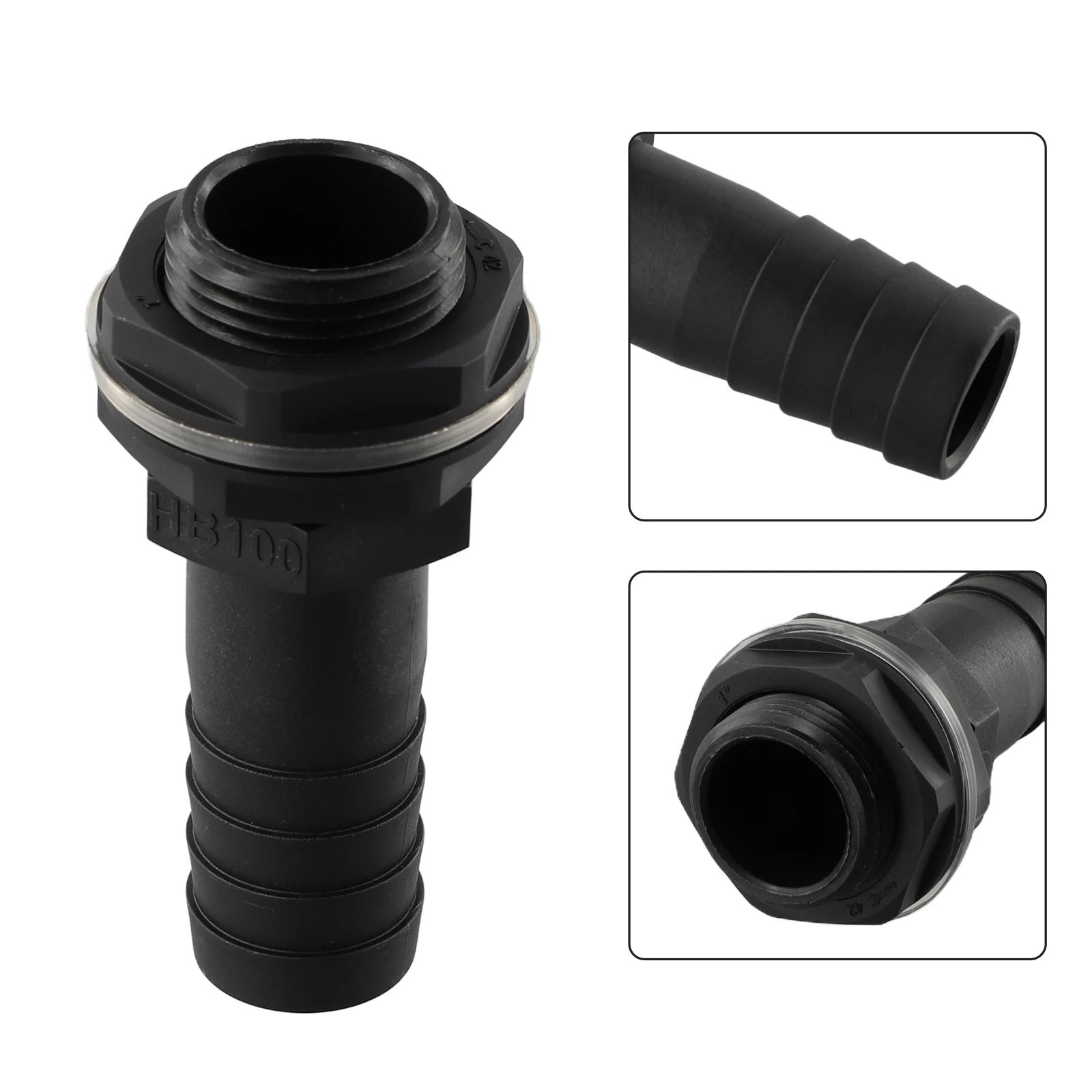 High Quality Overflow Connector Pipe Easy To Install Quick Quick Connector 1in Barb 3/4in BSPM Thread Nut & Washer
High Quality Overflow Connector Pipe Easy To Install Quick Quick Connector 1in Barb 3/4in BSPM Thread Nut & Washer