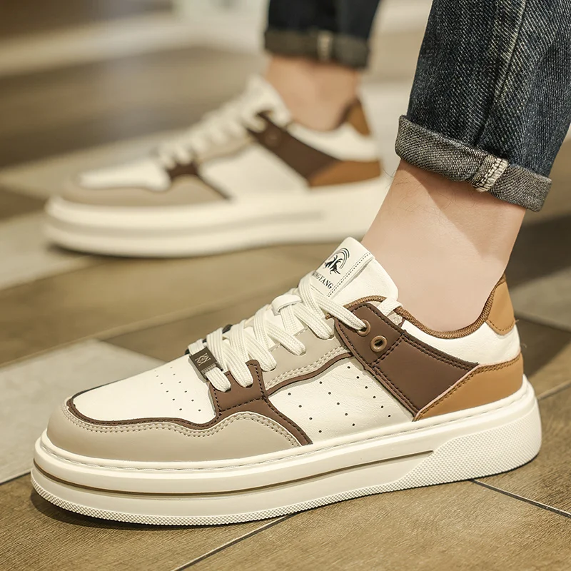 Men Leather Shoes outdoor casual Sneakers Trend flats Shoe Italian Skateboarding Male Sneakers Non-Slip Footwear Men Shoes
Men Leather Shoes outdoor casual Sneakers Trend flats Shoe Italian Skateboarding Male Sneakers Non-Slip Footwear Men Shoes