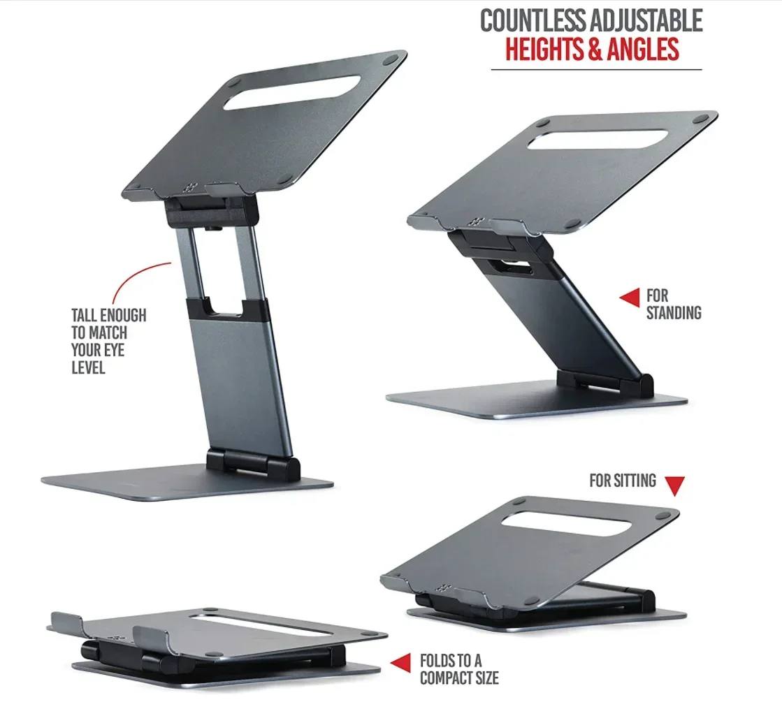 Laptop Stand For Desk, Height Adjustable , Computer Stand For Laptop, Portable Laptop Stands
Laptop Stand For Desk, Height Adjustable , Computer Stand For Laptop, Portable Laptop Stands