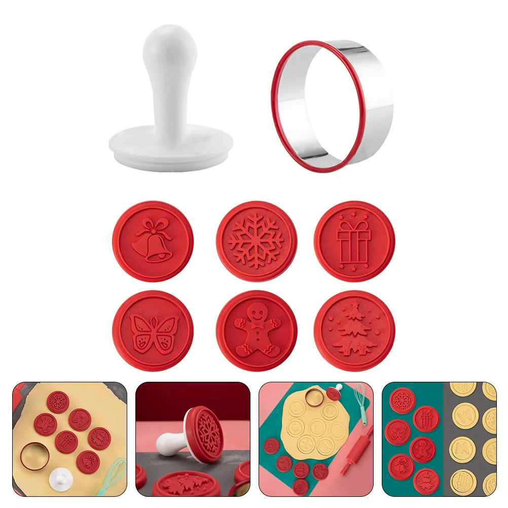1 Set of Reusable Cookie Stamp Silicone Cookie Christmas Biscuit Stamp Biscuit Accessory
1 Set of Reusable Cookie Stamp Silicone Cookie Christmas Biscuit Stamp Biscuit Accessory