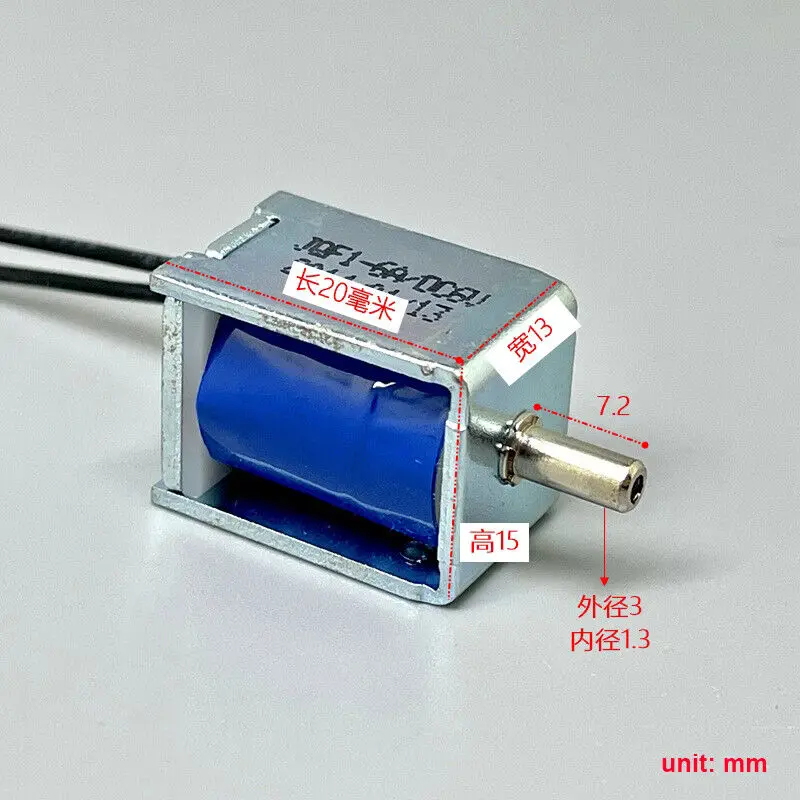 

Миниатюрный Электрический электромагнитный клапан TCS JQF1520, воздушный клапан N/O, нормально открытый клапан для сфигмоманометра, 6 В постоянного тока