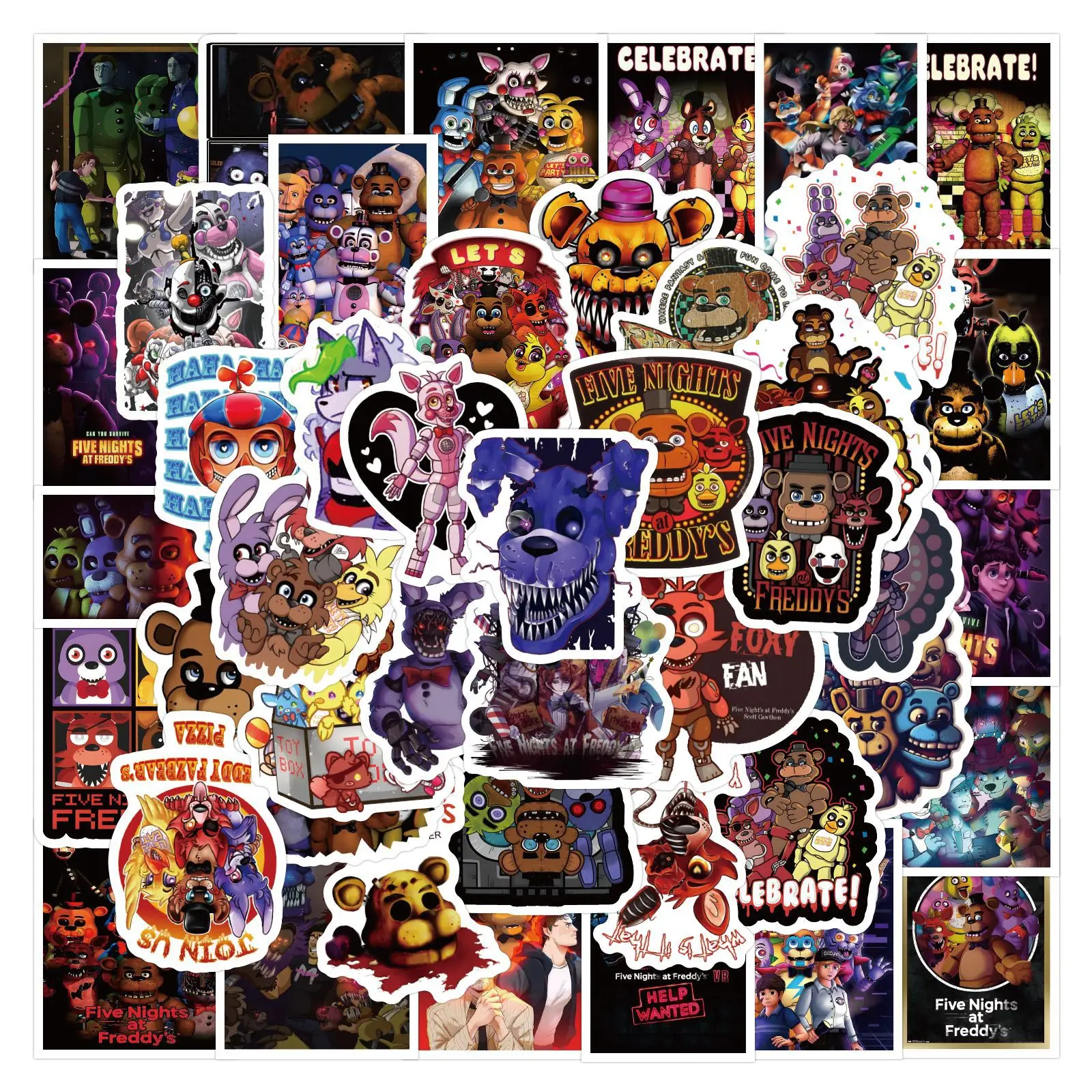 10/60Pcs Cartoon FNAF Security Breach Anime Graffiti Stickers For DIY Phone Laptop Chassis Guitar Gift Party Toy Stickers
10/60Pcs Cartoon FNAF Security Breach Anime Graffiti Stickers For DIY Phone Laptop Chassis Guitar Gift Party Toy Stickers