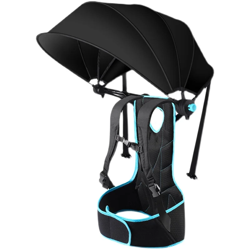 Foldable Sunny and Rainy Backpack umbrella portable hiking tea picking Riding outdoor parasol
Foldable Sunny and Rainy Backpack umbrella portable hiking tea picking Riding outdoor parasol