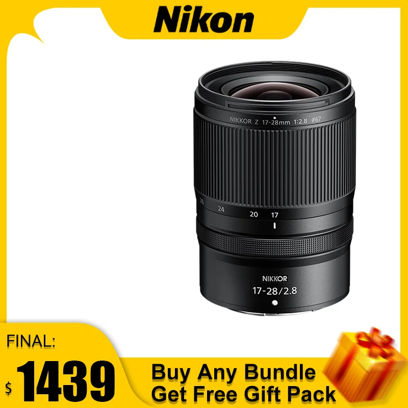 

Nikon Z 17-28mm F2.8 S Full Frame Large Aperture Standard Portable Zoom Mirrorless Digital Camera Lens for Z50 Z5 Z6 Z7 NIKKOR