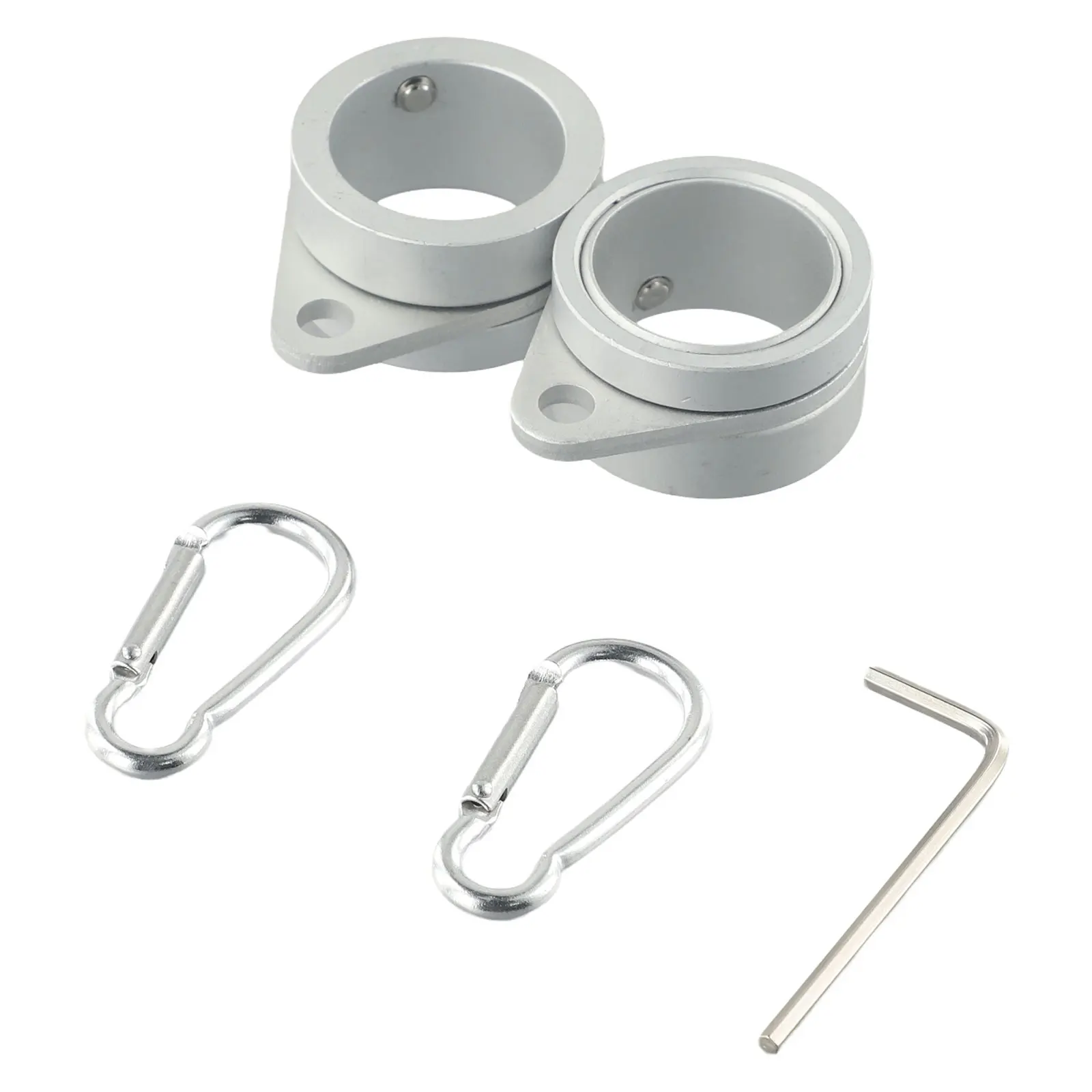 Parts Flag Pole Ring 2Pcs 360° Rotating Aluminum Alloy Aluminum Pole Swivel Ring Durable Exquisite High Quality
Parts Flag Pole Ring 2Pcs 360° Rotating Aluminum Alloy Aluminum Pole Swivel Ring Durable Exquisite High Quality
