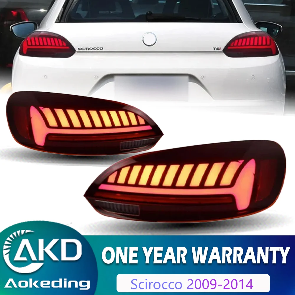 

Taillight For VW Scirocco LED Taillights 2009-2014 Tail Lamp Car Styling DRL Signal Projector Lens Auto Accessories Rear light