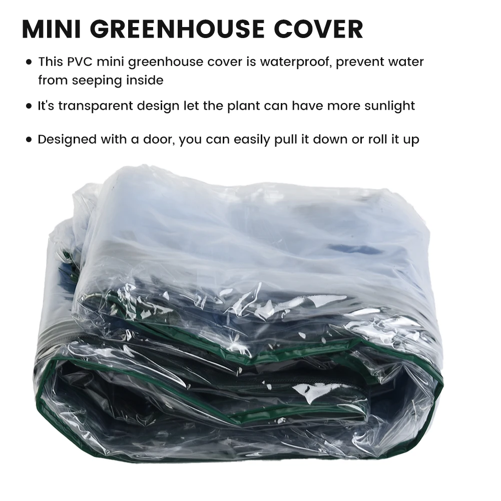 Mini Greenhouse PVC Garden Outdoor Plants Grow House Cover Transparent Garden Greenhouse Grow House Planting NEW (without Frame)
Mini Greenhouse PVC Garden Outdoor Plants Grow House Cover Transparent Garden Greenhouse Grow House Planting NEW (without Frame)