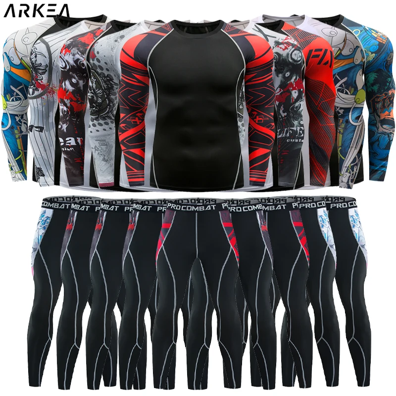 Men's Running Tights Set Sport Suit Gym Workout Compression sports tights Jogging Suit Basketball Training and exercise
Men's Running Tights Set Sport Suit Gym Workout Compression sports tights Jogging Suit Basketball Training and exercise