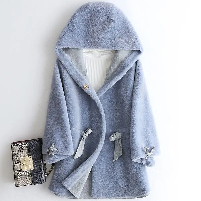 Woman Wool Coat Autumn Winter Hooded Collar Irregular Female Thick Warm Fleece Jacket Outerwear Fashion Casual Jackets G682
Woman Wool Coat Autumn Winter Hooded Collar Irregular Female Thick Warm Fleece Jacket Outerwear Fashion Casual Jackets G682