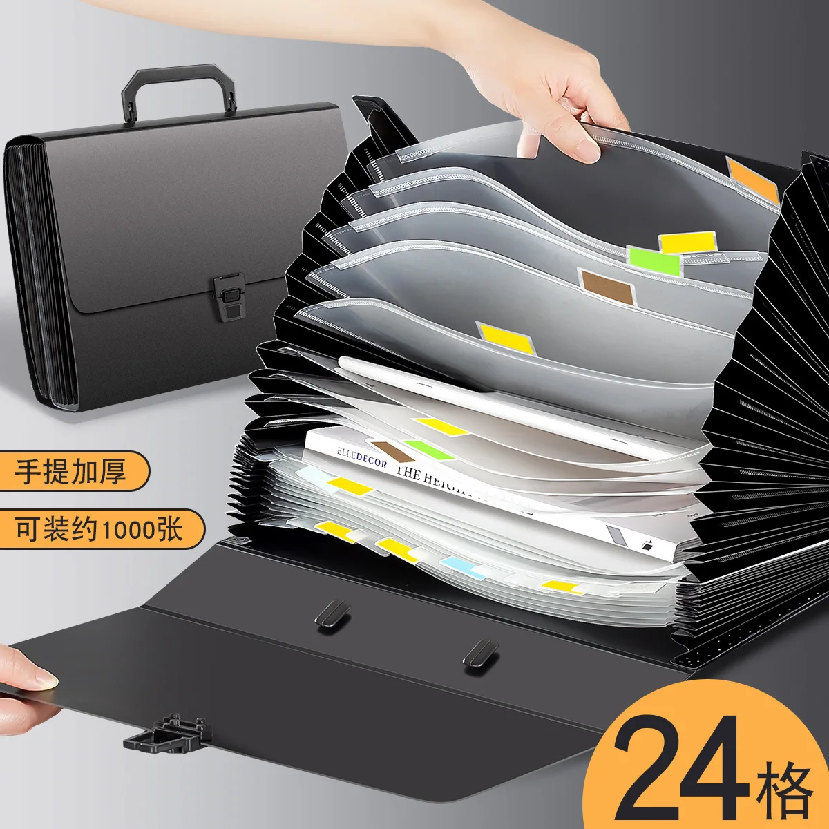 Manufacturer A4 Student Test Paper Multi-Layer Large Capacity Folder 26 Compartments Portable Organ Bag Data Storage File Bag
Manufacturer A4 Student Test Paper Multi-Layer Large Capacity Folder 26 Compartments Portable Organ Bag Data Storage File Bag