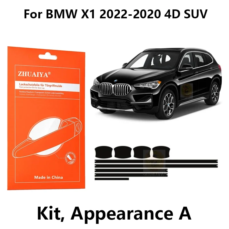 Защитная пленка ZHUAIYA для красок дверной ручки, ТПУ PPF для BMW X1 2022-2020 4D SUV, автомобильные аксессуары
Защитная пленка ZHUAIYA для красок дверной ручки, ТПУ PPF для BMW X1 2022-2020 4D SUV, автомобильные аксессуары