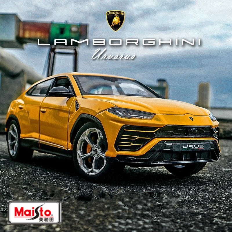 Модель автомобиля Maisto 1:24 Lamborghini URUS SUV из сплава, литой металлический внедорожник, модель автомобиля, имитация коллекции, детские подарки
Модель автомобиля Maisto 1:24 Lamborghini URUS SUV из сплава, литой металлический внедорожник, модель автомобиля, имитация коллекции, детские подарки