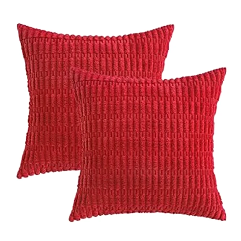 Pack Of 2 Red Corduroy Decorative Throw Pillow Covers Soft Boho Striped Pillow Covers Modern Home Decor
Pack Of 2 Red Corduroy Decorative Throw Pillow Covers Soft Boho Striped Pillow Covers Modern Home Decor