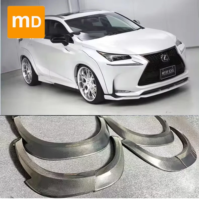 

For 2015-2020 Lexus NX200/300, AIMGAIN Type Carbon Fiber Front and Rear Widebody Wheel-brow Body Kit Guard Car Accessories