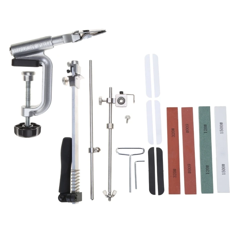 Knife Sharpener Kits RX-008 Professional Knife Sharpener 360° Flip Rotation Upgraded Metal Fixed Adjustable R7UA
Knife Sharpener Kits RX-008 Professional Knife Sharpener 360° Flip Rotation Upgraded Metal Fixed Adjustable R7UA