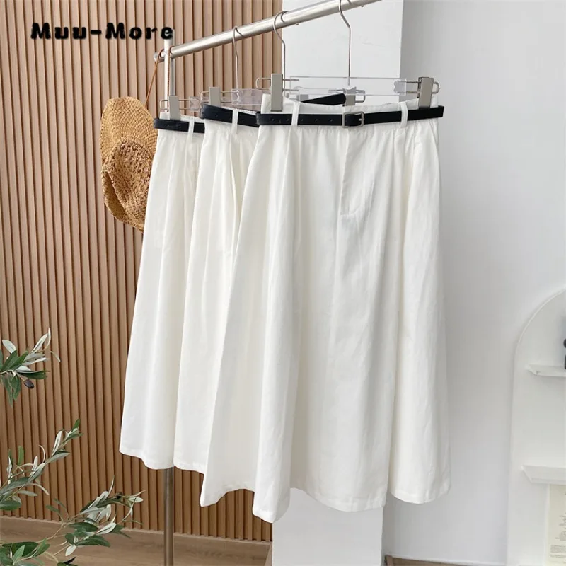 2023 Summer High Street Solid Color Vintage Mid Long Skirts Women Casual High Waist Harajuku All-Match Simple A-Line Skirt
2023 Summer High Street Solid Color Vintage Mid Long Skirts Women Casual High Waist Harajuku All-Match Simple A-Line Skirt